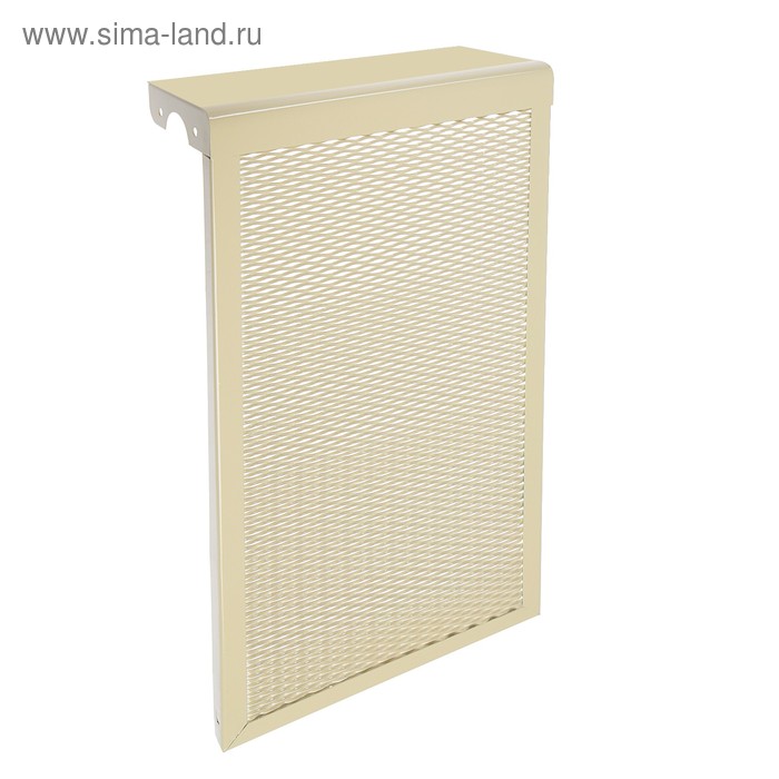 цена Экран на чугунный радиатор ZEIN, 290х610х150 мм, 3 секции, металлический, бежевый