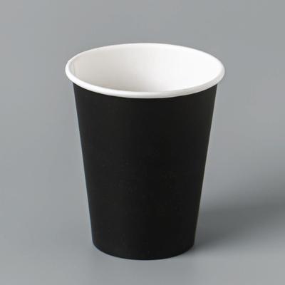 Стакан бумажный "Чёрный" для горячих напитков, 160 мл, диаметр 70 мм - Фото 1