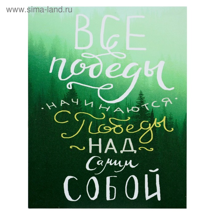 

Картина на холсте "Побеждай" 38х48 см