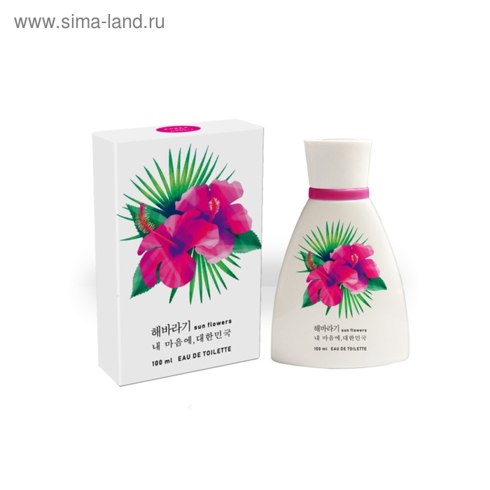 

Туалетная вода женская Korea Sun Flowers, 100 мл