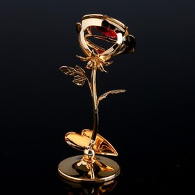 

Сувенир с кристаллами Swarovski "Роза мини" 8х3,2 см