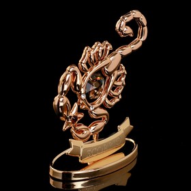 

Сувенир с кристаллами Swarovski "Скорпион" 8,4х6,8 см