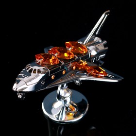 

Сувенир с кристаллами Swarovski "Космический корабль" 9,7х6,6 см