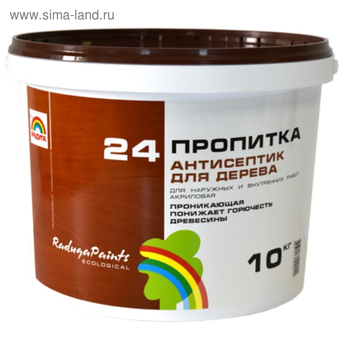 Пропитка ВДАК Радуга 24 антисептик 10 кг