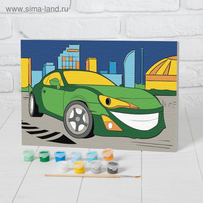 

Картина по номерам «Крутой автомобиль» 20×30 см
