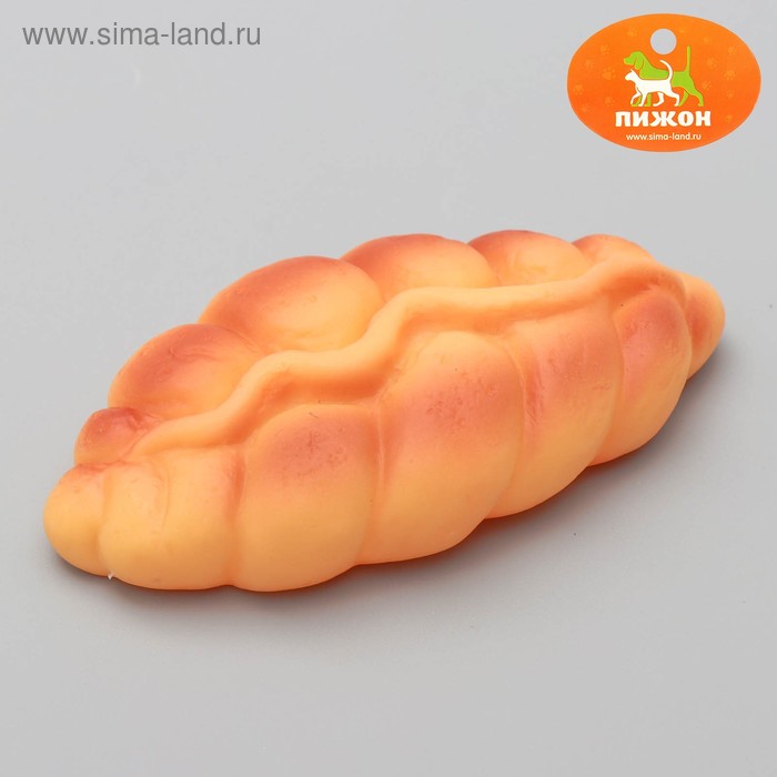 

Игрушка пищащая "Аппетитная булочка", микс цветов, 12,7 см