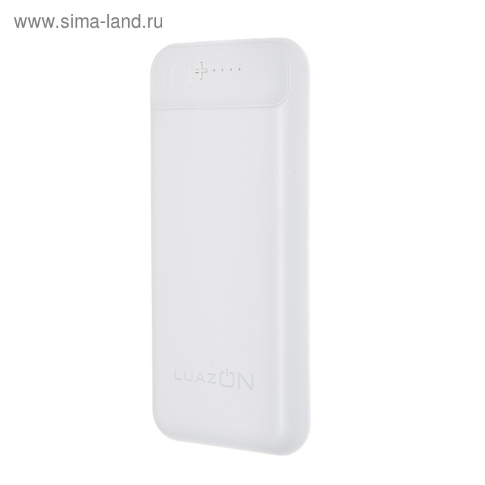Внешний аккумулятор LuazON PB-29, Li-Pol, 10000 мАч, 2 USB, Type-C, microUSB, 2.1 A/1 A