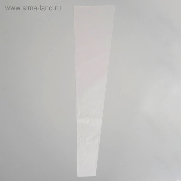 

Пакет для цветов конус "Для розы", прозрачный, 21 х 80 см