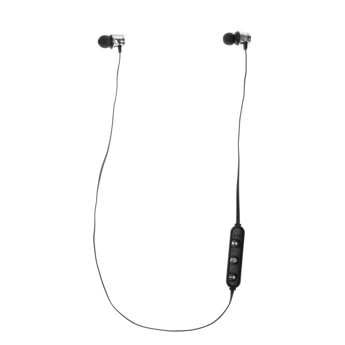 фото Наушники luazon vbt 1.1, беспроводные, вакуумные, bluetooth 4.1, 80 мач, магнитные, черные luazon home