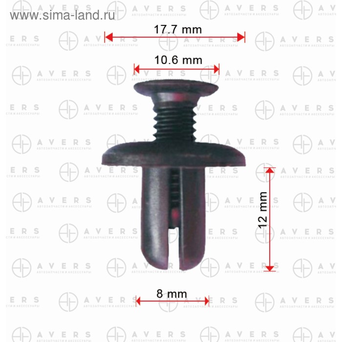 Клипса Hyundai / KIA 86590-28000 клипса hyundai kia 84147 34000