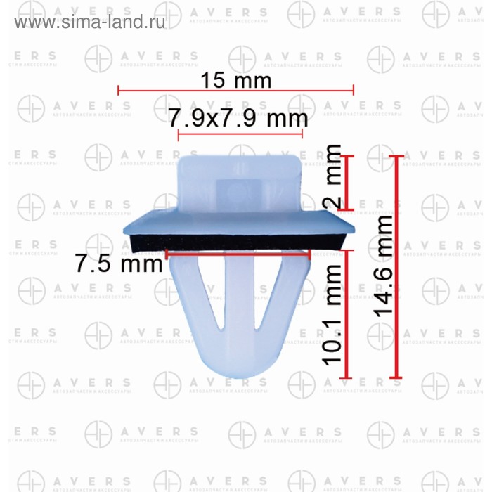 

Клипса Toyota 6295550010