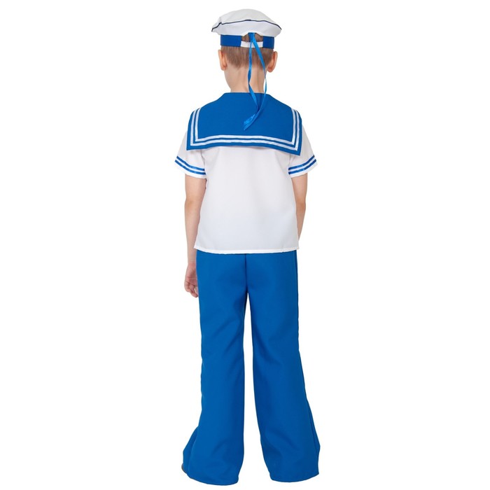 Карнавальный костюм «Морячок», детский, р. 32-34, рост 128-134 см