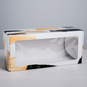 

Коробка складная с PVC-окном «Тропики», 16 × 35 × 12 см