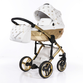 

Коляска 2 в 1 Junama Glow JGL-02, цвет белая кожа