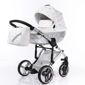 

Коляска 2 в 1 Junama Glow JGL-03, цвет белая кожа