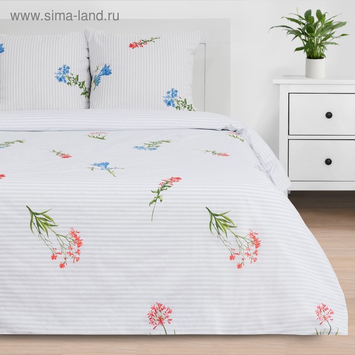 

Постельное бельё Этель евро Wild flowers 200*217 см,240*220 см,70*70 см -2 шт