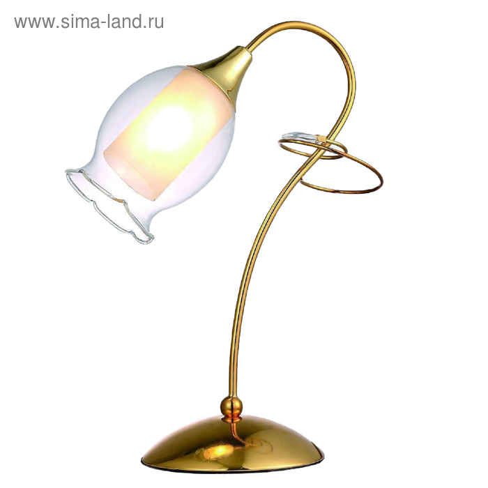 фото Настольная лампа mughetto, 40вт е14, цвет золото arte lamp