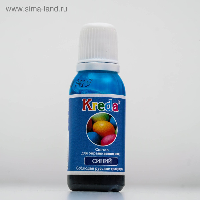 

Состав для окрашивания яиц Kreda, синий, 20 г