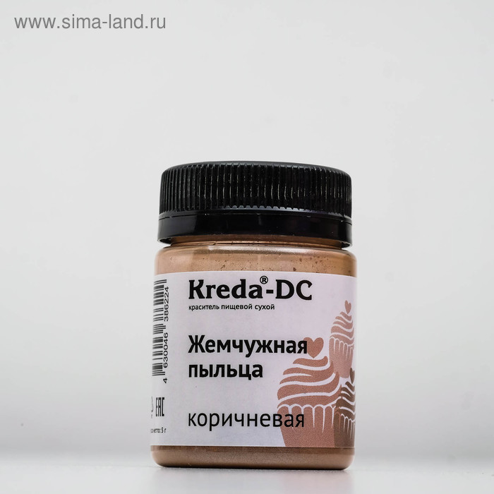 

Краситель пищевой сухой Kreda «Жемчужная пыльца», коричневый, 5 г