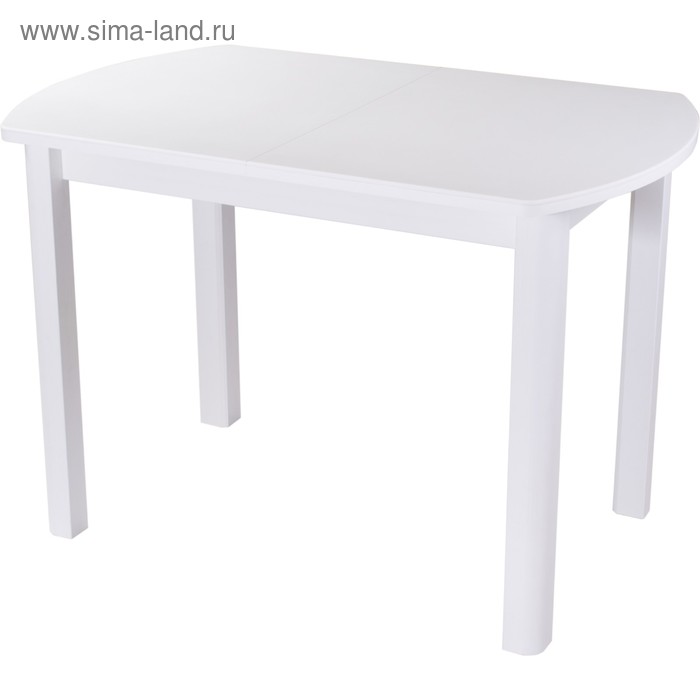 Стол  Румба ПО-1 КМ 04 БЛ 04 БЛ столешница 22мм, 1200(1570)х800х750, Белый