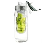 Бутылка для воды Flavour It 2 Go, 600 мл, серая - Фото 1