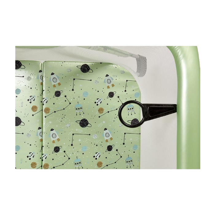 Манеж «Фея» книжка «Космическое путешествие», цвет зеленый 4875429