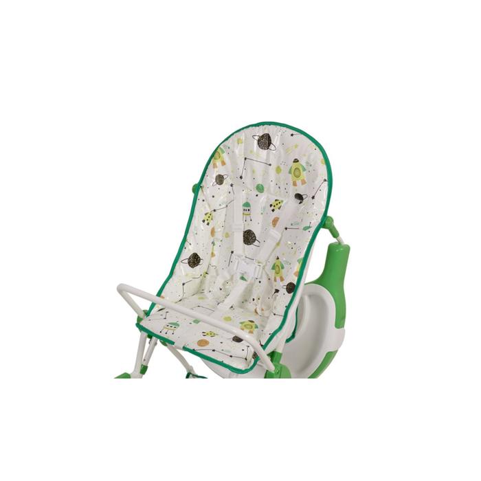 Стульчик для кормления Selby 252 «Космическое путешествие», цвет зеленый 4875454