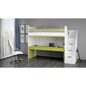 

Стол письменный большой Polini kids City/Urban, 205x60 см, зеленый