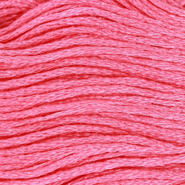 Нитки мулине, 8 1 м, цвет ярко-розовый 956