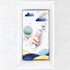 

Простыня на резинке, размер 60 × 120 см, принт sweet dreams