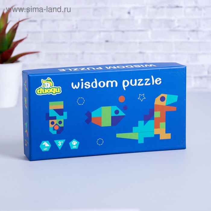 

Развивающая игра «Собери фигуру» 3,5×21×11 см