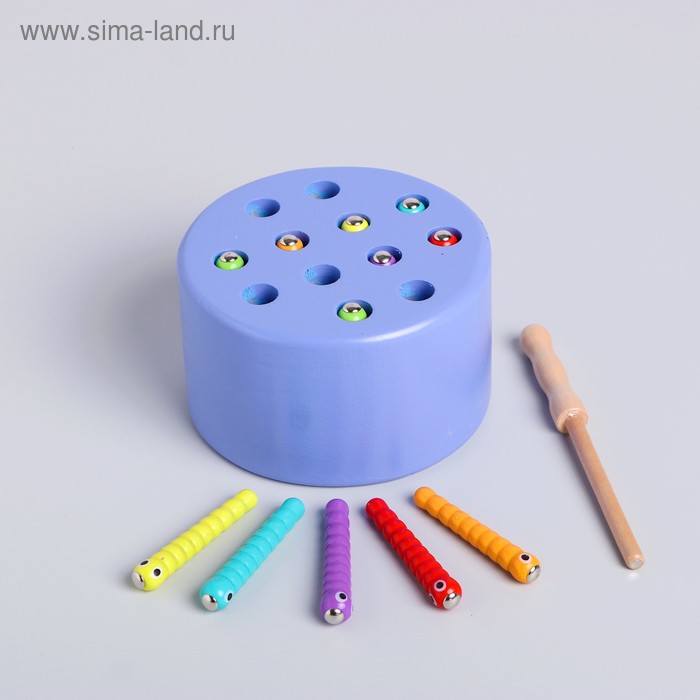 

Развивающая игра «Рыбалка цветная» 7×15×14 см, МИКС