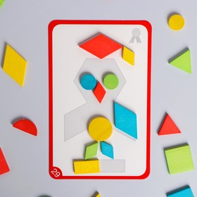 

Развивающая игра «Собери фигуры» 4×24,5×18,5 см