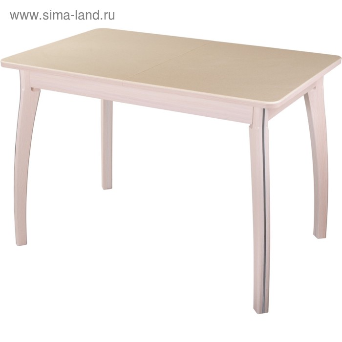 

Стол раскладной Румба ПР-1, 1200(1570)х800х750, Молочный дуб/камень песочный/опора 07ВПМД