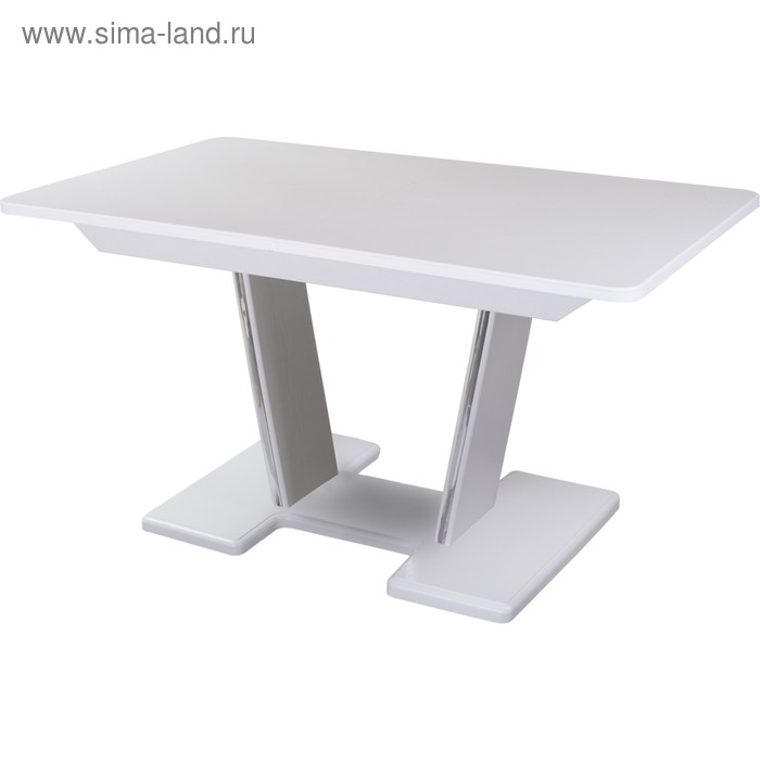

Стол Румба ПР-2 КМ 04 БЛ 03-2 БЛ столешница 22мм, 1400(1900)х850х750, Белый