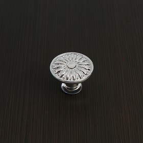 

Ручка кнопка TUNDRA РК122CP (FE112CP), хром