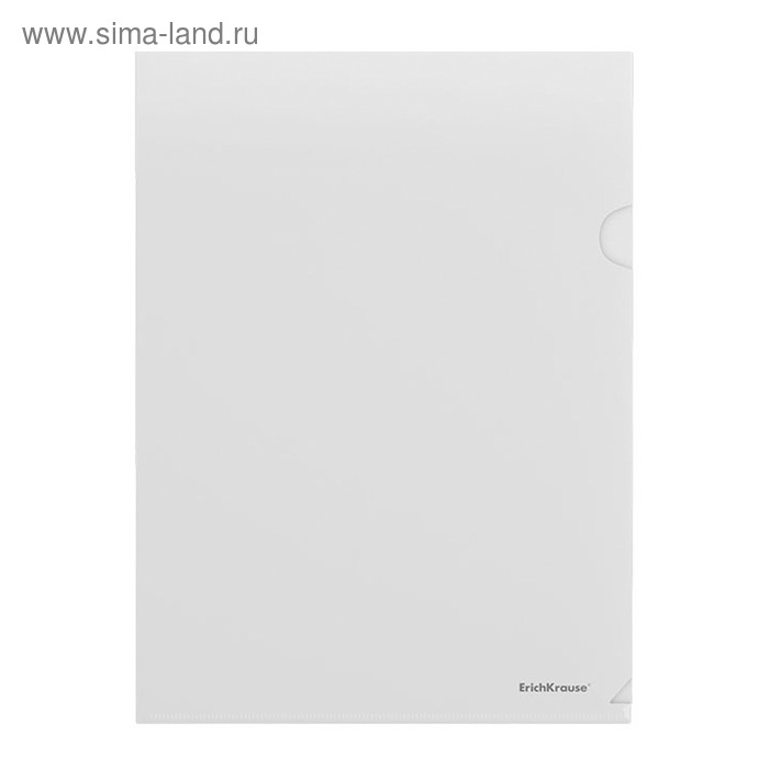 

Папка-уголок А4, 160 мкм, ErichKrause Glossy Clear, прозрачная