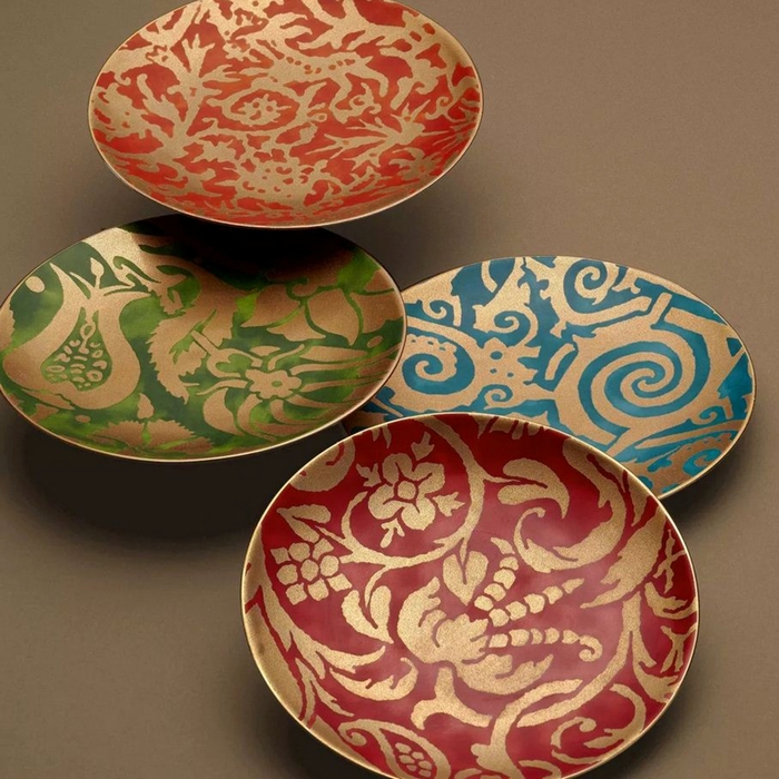 Набор из 4 тарелок Uccelli, диаметр 20 см