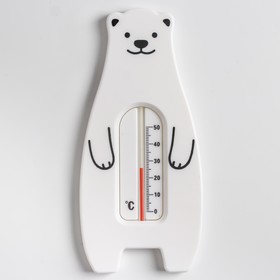 Термометр универсальный «Мишка», цвет белый