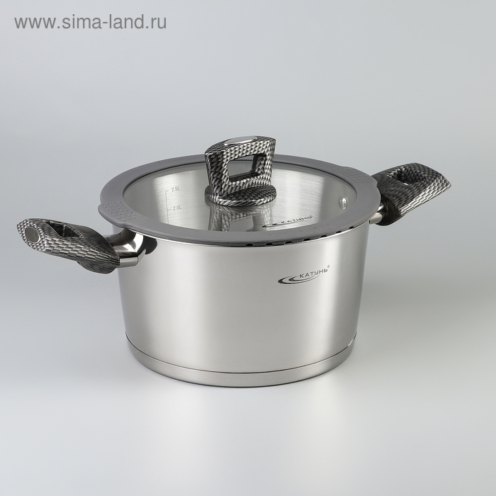 

Кастрюля «Техно», 3,2 л, d=20, h=11,5 см