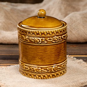 

Сахарница "Рельефная", коричневая, 0.7 л