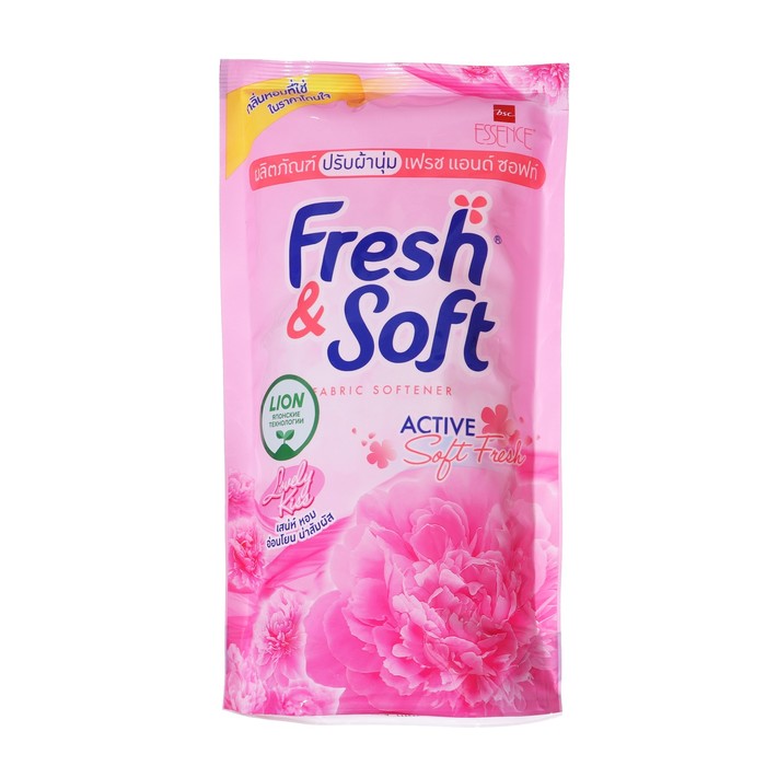 LION THAILAND Fresh&Soft Кондиционер для белья парфюмированный Сладкий Поцелуй 500 мл кондиционер для белья парфюмированный сменный блок lion fresh