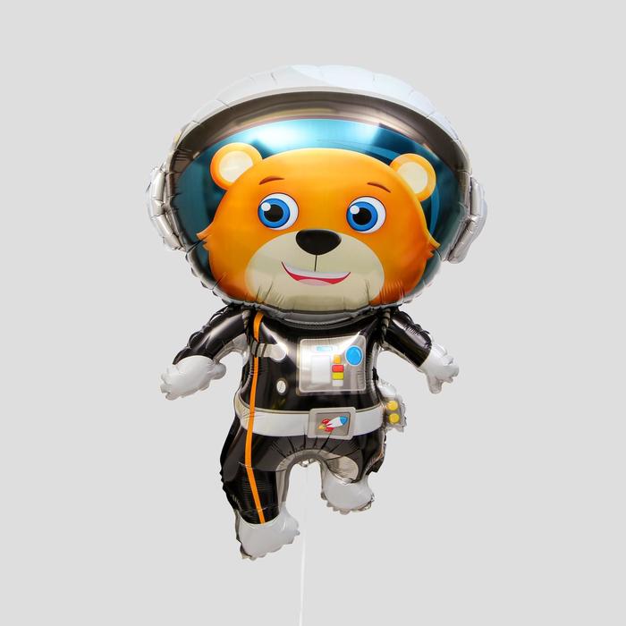 Шар фольгированный 34 «Медвежонок - космонавт» шар фольгированный 18 космонавт