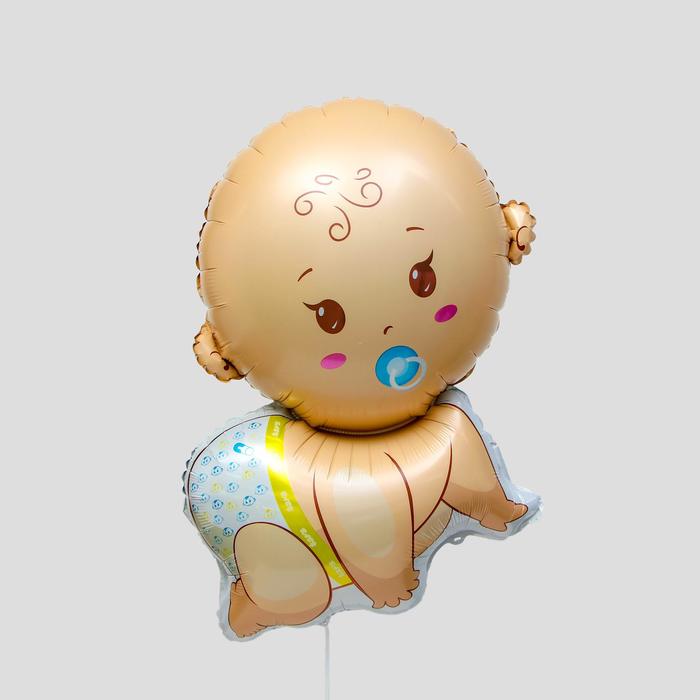 Шар фольгированный 30 «Младенец - мальчик» шар фольгированный 30 младенец девочка