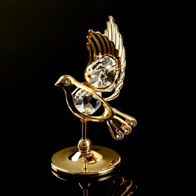 

Сувенир с кристаллами Swarovski "Голубь" 5,9х4 см