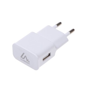 Сетевое зарядное устройство LuazON LN-100AC, 1 USB, 1 A, белое Ош