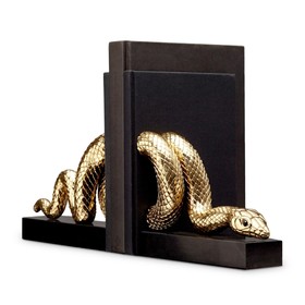 Держатель для книг "Змея" gold, 20 × 5 × 15 см от Сима-ленд