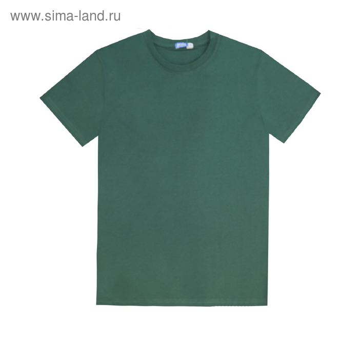 Футболка мужская, размер 56, цвет тёмно-зелёный футболка мужская размер 56 цвет тёмно зелёный принт соты