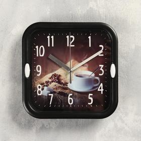 Часы настенные, серия: Кухня, "Зёрна",  d=18.5 см, 1 АА,  плавный ход , микс