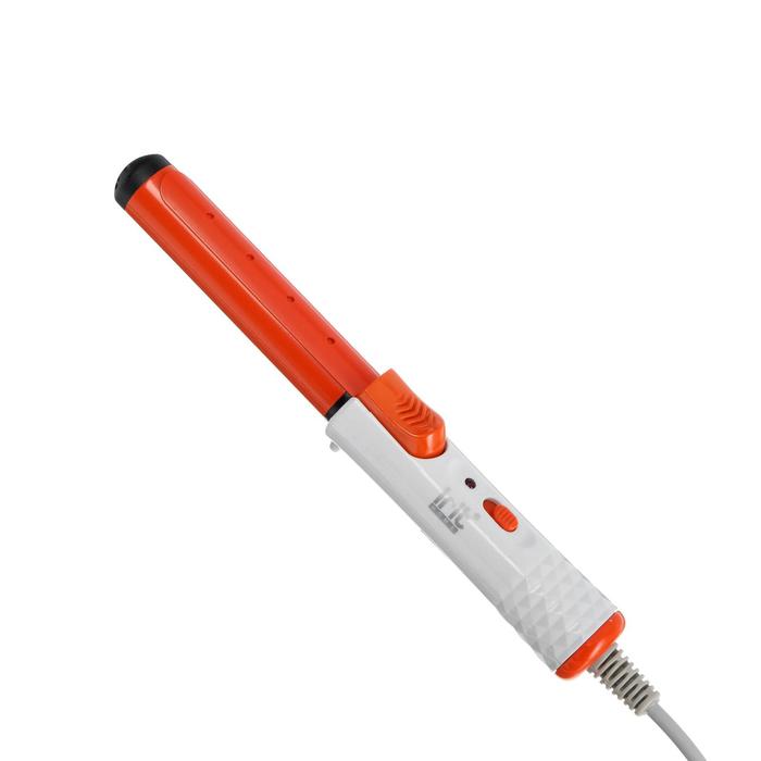 Плойка Irit IR-3169, 35 Вт, алюминиевое покрытие, d=21 мм, 200°С, оранжевая